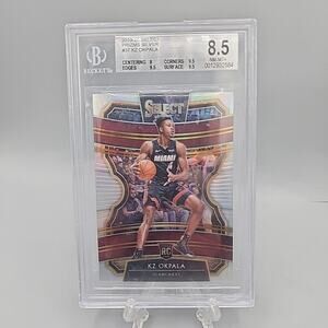 KZ Okpala Select Silver Prizm 2019-2020 Beckett 8.5 NM M+ Basketball Rookie Card